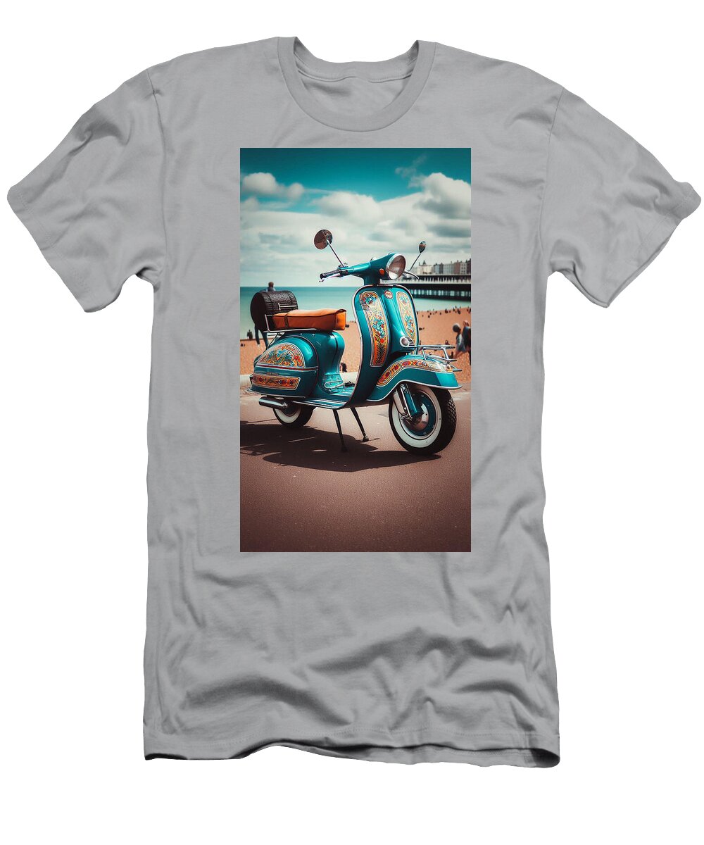 5 Lambretta Scooter Stephen Smith Galleries T-Shirt