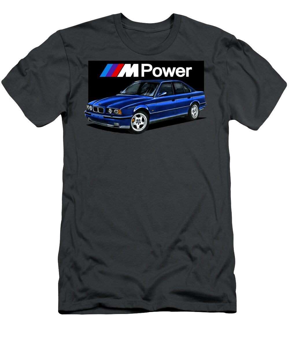 5 Legendary Germany 4 Door Sedan BMW M5 E34 with S38b36 36l R6 Engine Vladyslav Shapovalenko T-Shirt