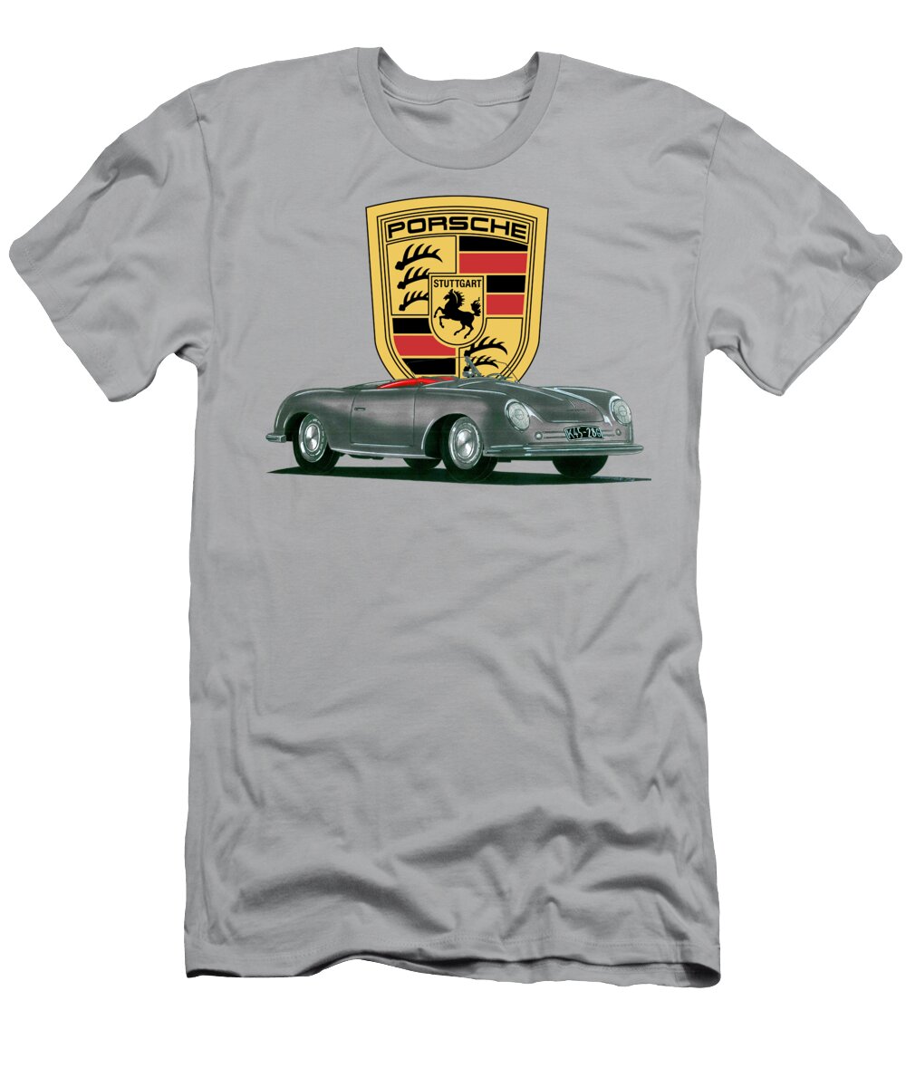5 Porsche 356 Roadster Number 1 1948 Vladislav Shapovalenko T-Shirt