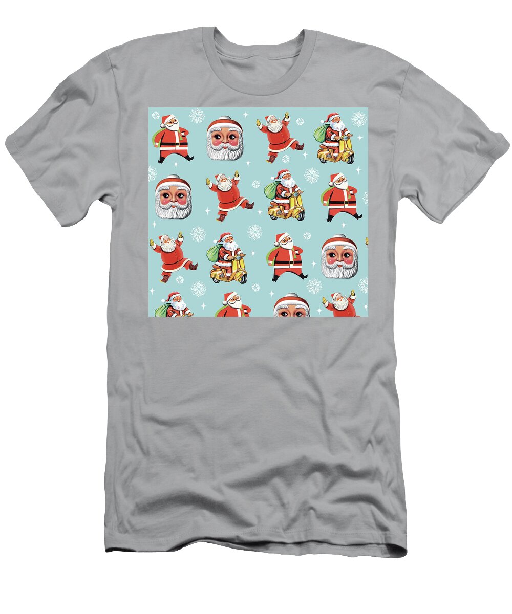 5 Santa Pattern Csa Images T-Shirt