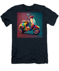 5 Vespa Scooter Art Stephen Smith Galleries T-Shirt