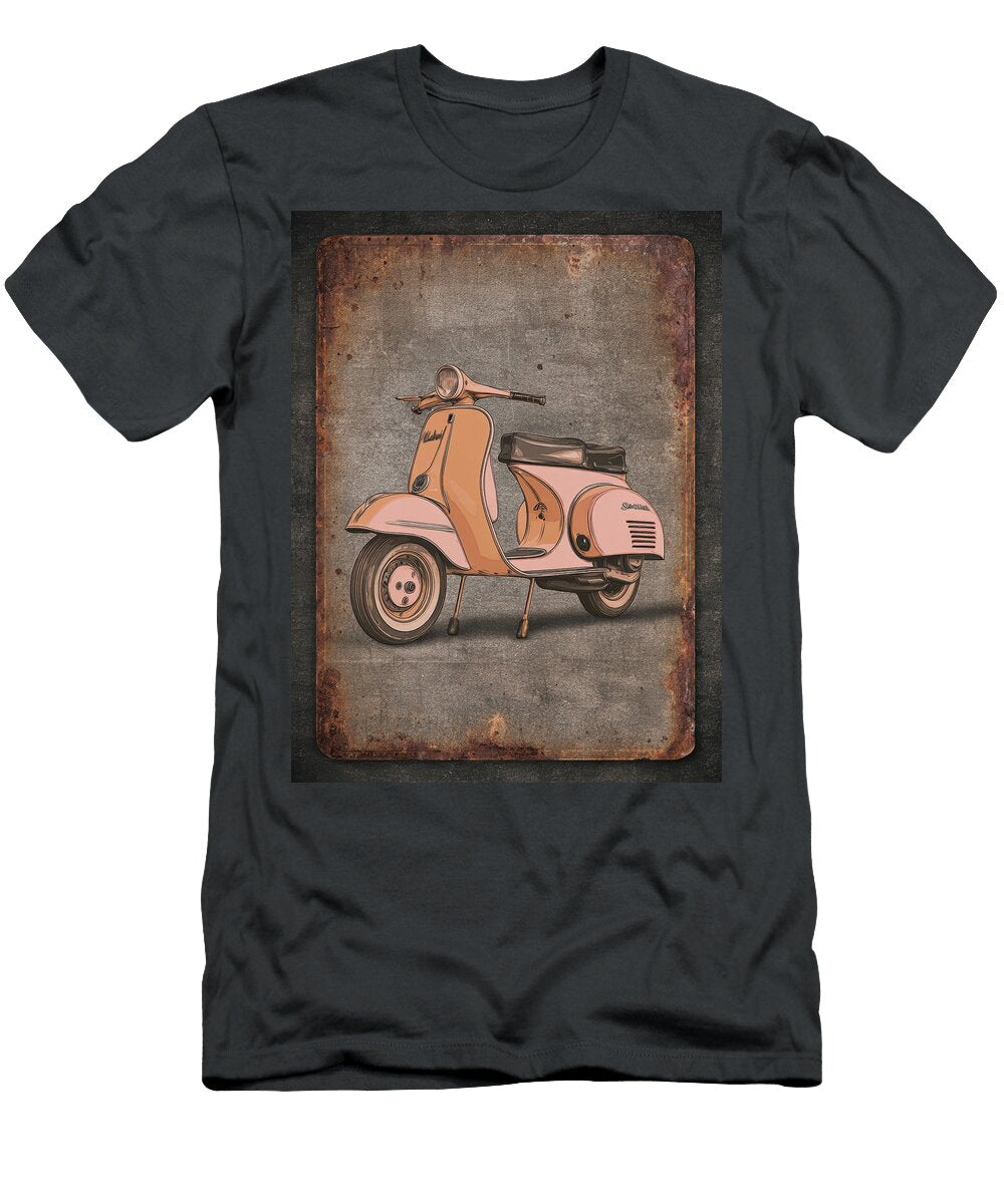 5 Vintage Vespa Scooter Sampadart Gallery T-Shirt