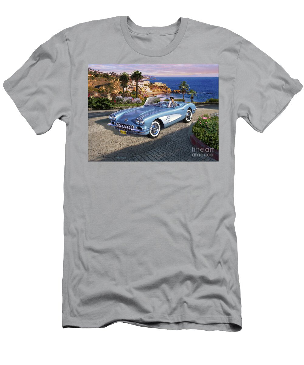 58 Corvette Roadster Stu Shepherd T-Shirt