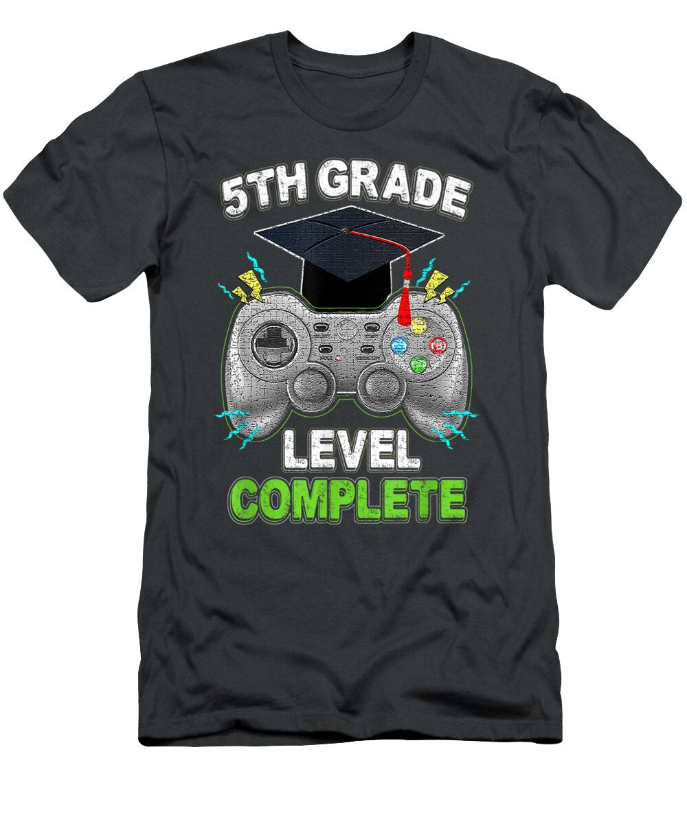 5th Grade Class of 2021 Gamer Level Complete Graduation Teigan Cierra T-Shirt