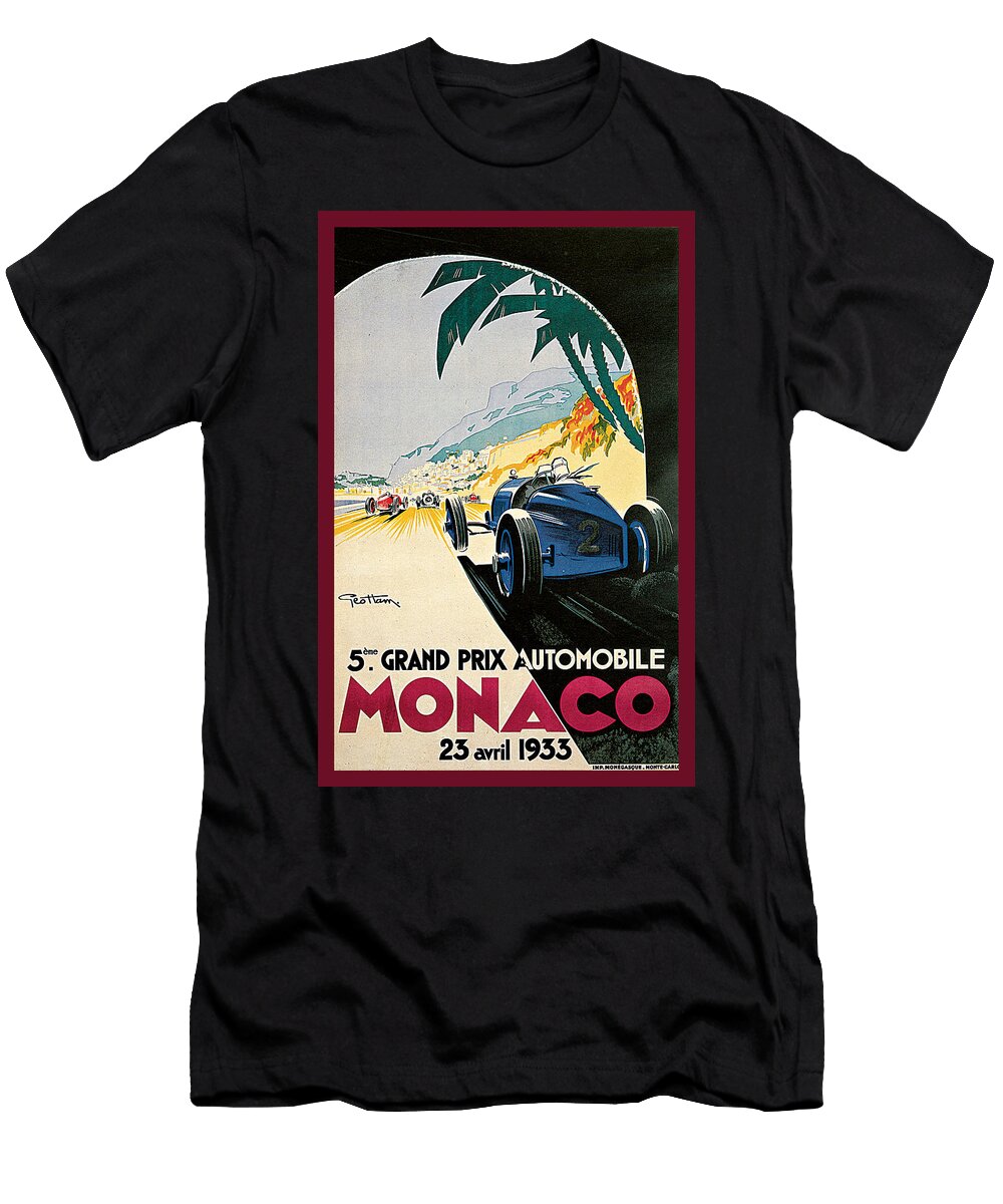 5th Grand Prix De Monaco Geo Ham T-Shirt