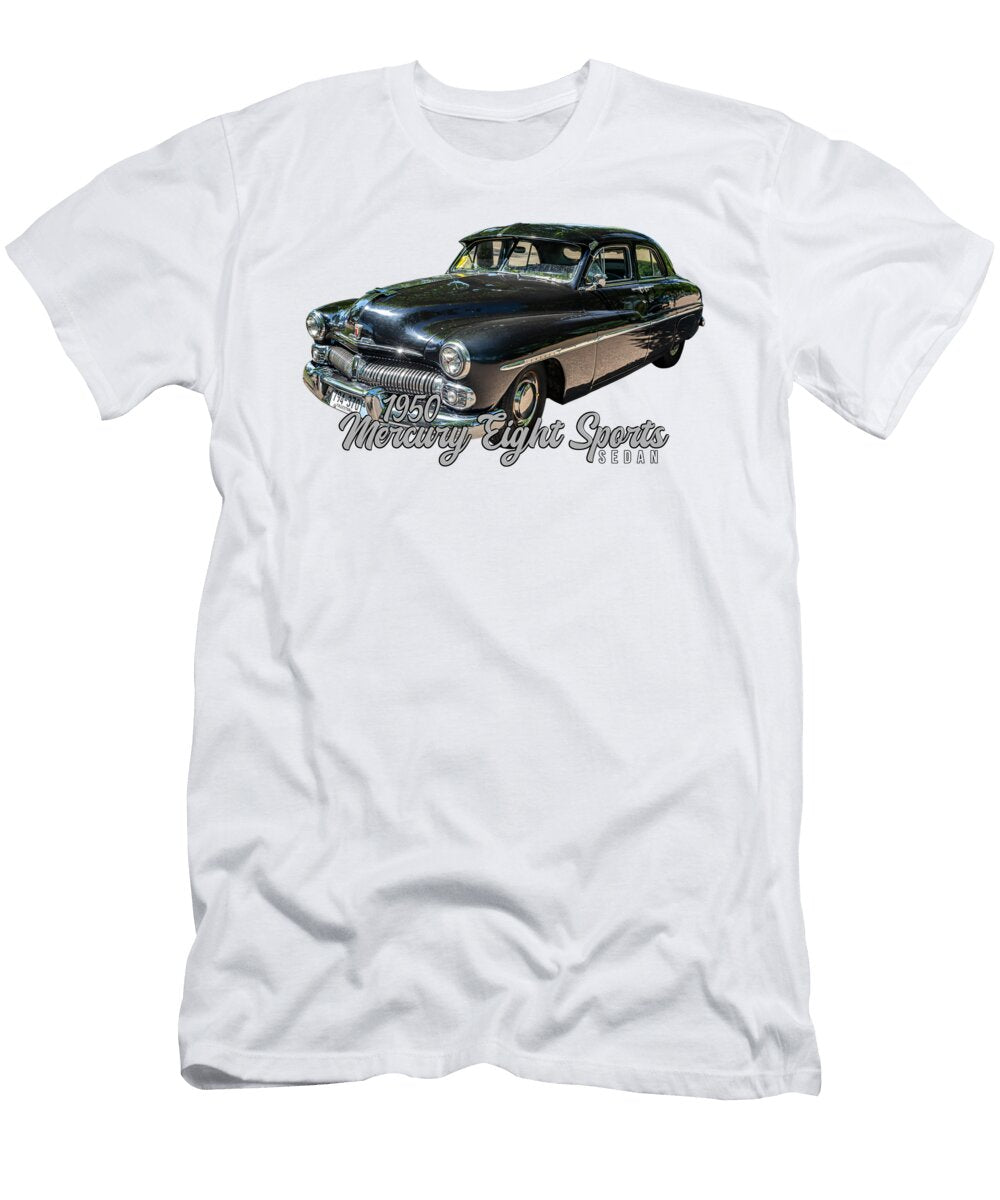 6 1950 Mercury Eight Sports Sedan Gestalt Imagery T-Shirt