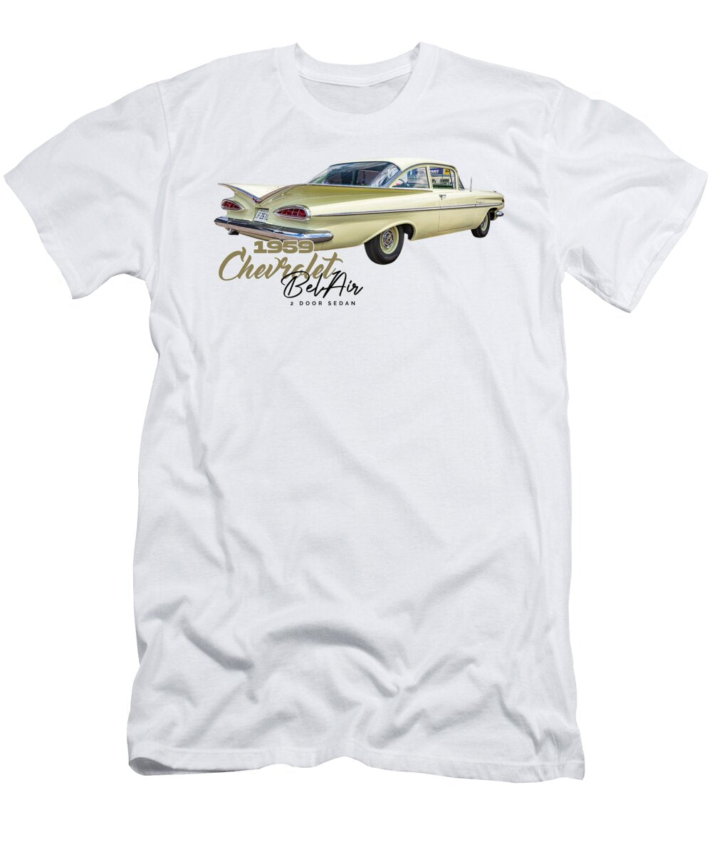 6 1959 Chevrolet Belair 2 Door Sedan Gestalt Imagery T-Shirt