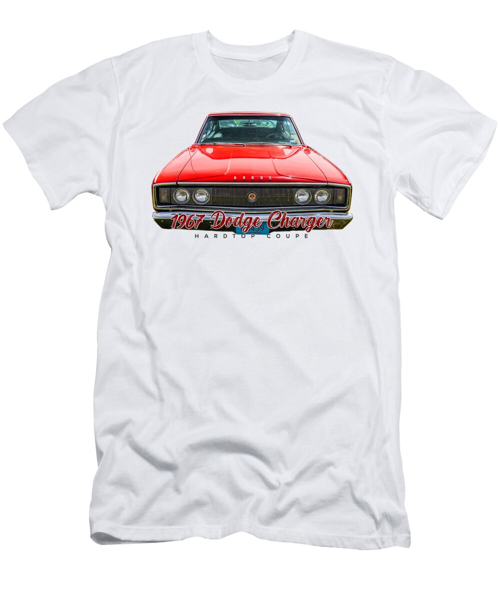 6 1967 Dodge Charger Hardtop Coupe Gestalt Imagery T-Shirt