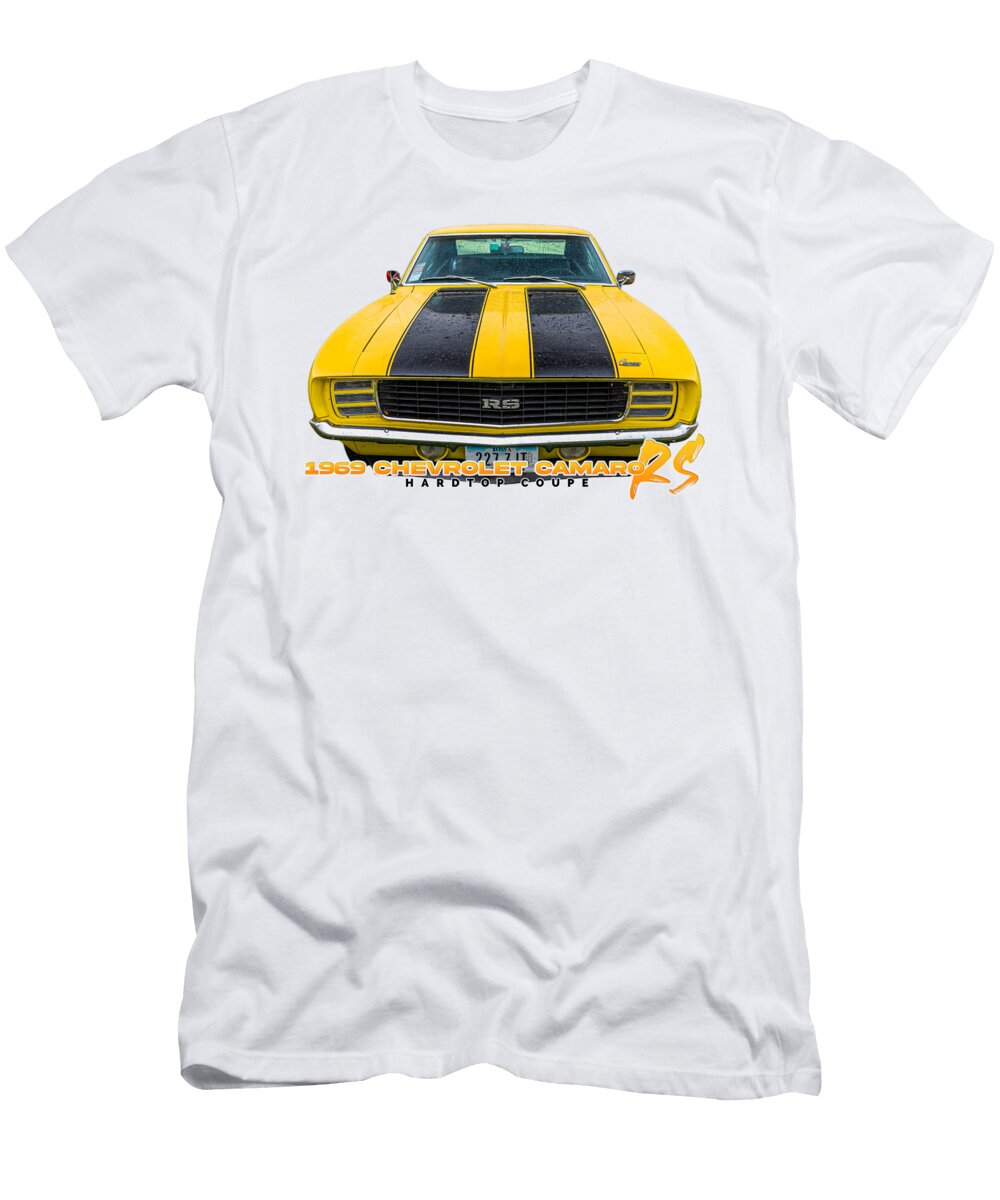6 1969 Chevrolet Camaro Rs Hardtop Coupe Gestalt Imagery T-Shirt