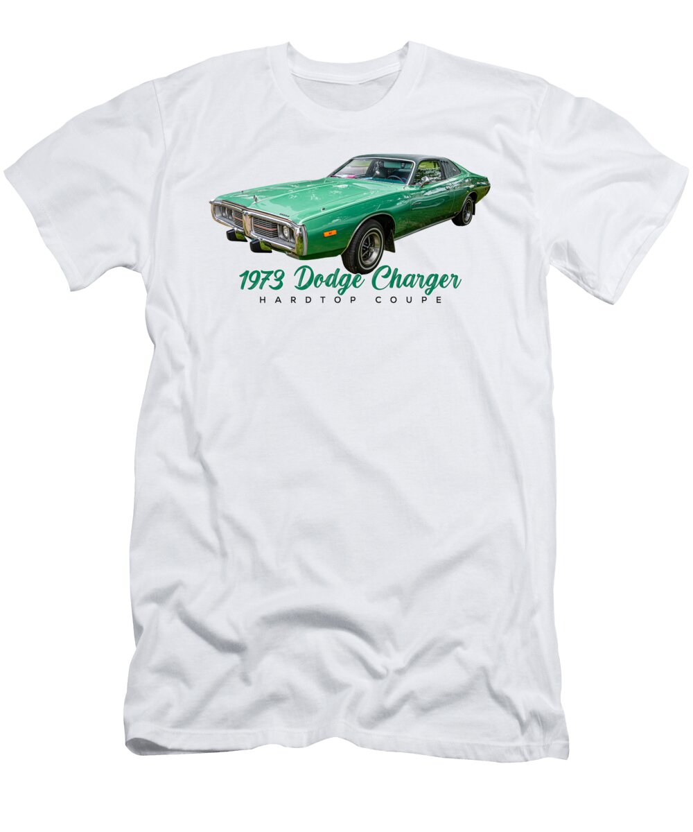 6 1973 Dodge Charger Hardtop Coupe Gestalt Imagery T-Shirt
