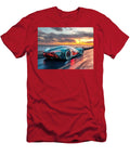 6 Futuristic Car on Coastal Road Evie Carrier T-Shirt