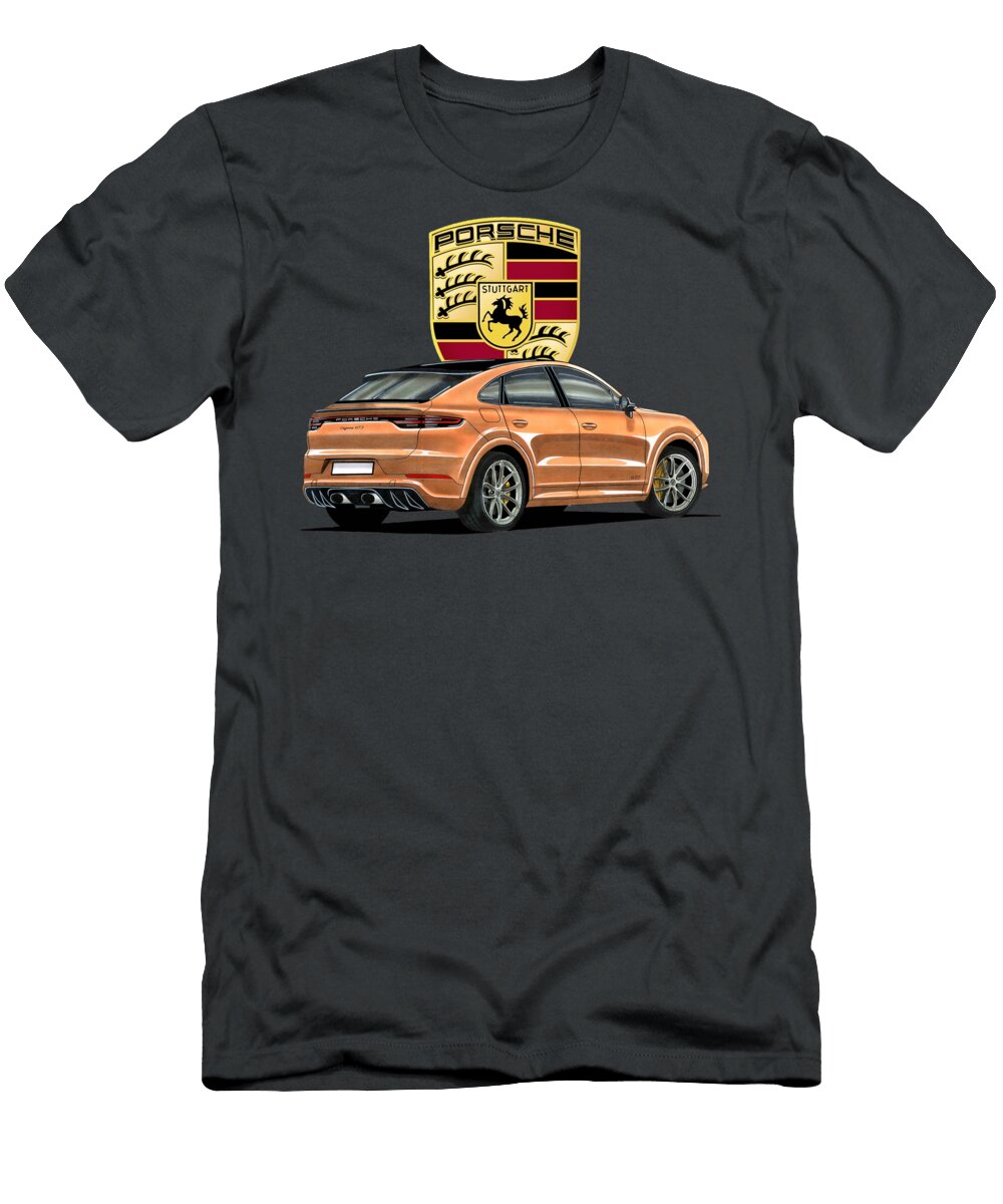 6 Germany Luxury Sport 4 Door Suv Porsche Cayenne Coupe Gts with V8 Turbo Engine Vladyslav Shapovalenko T-Shirt