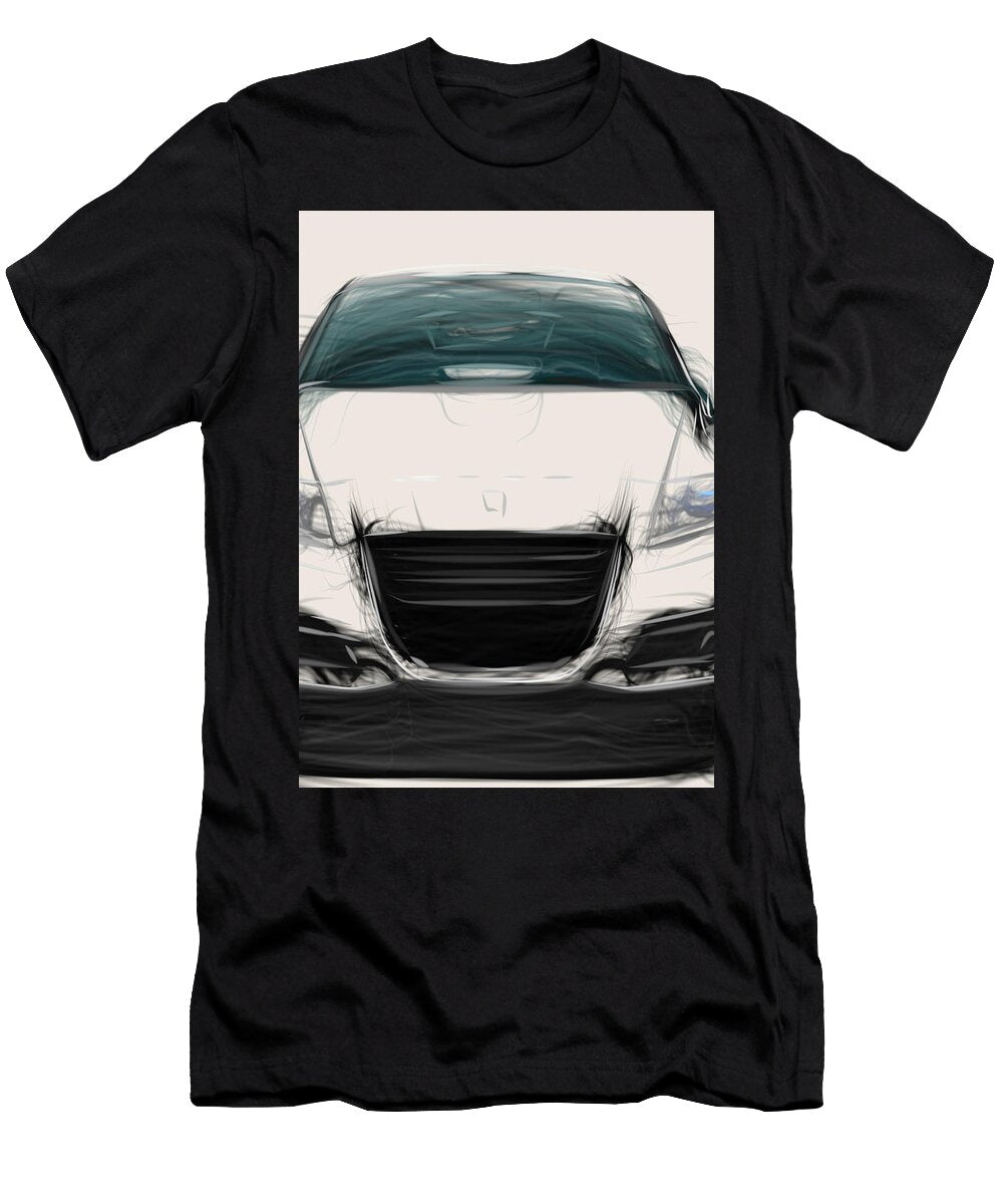 6 Honda Cr Z Hatchback Drawing Carstoon Concept T-Shirt
