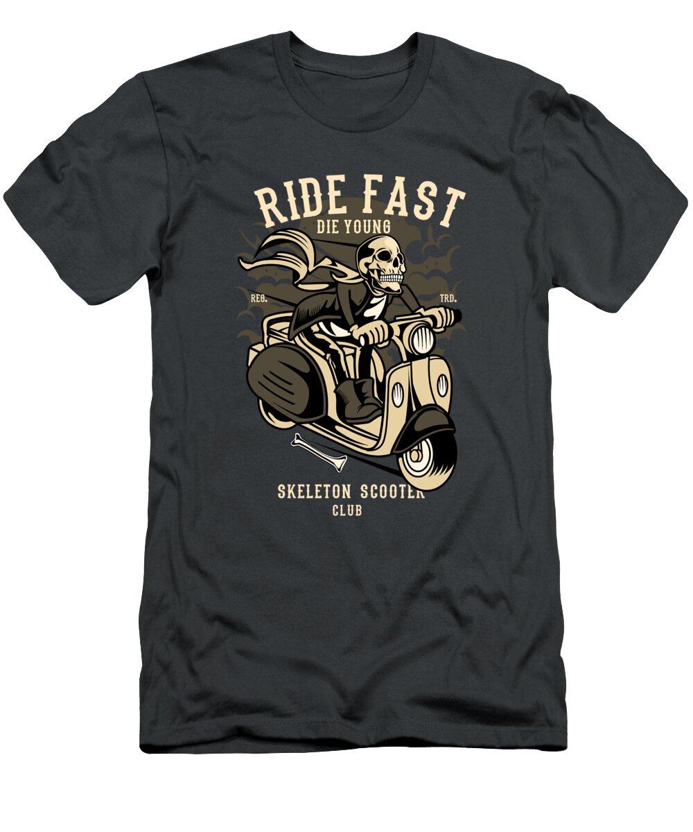 6 Minimalist Design Motorcycle Gallery Reverie T-Shirt
