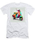 6 Vespa Scooter Art Stephen Smith Galleries T-Shirt