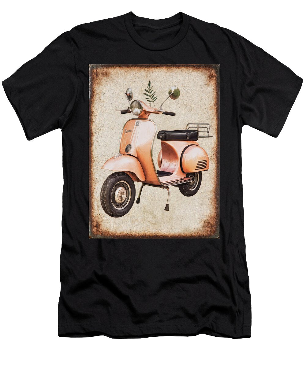 6 Vintage Vespa Scooter Sampadart Gallery T-Shirt
