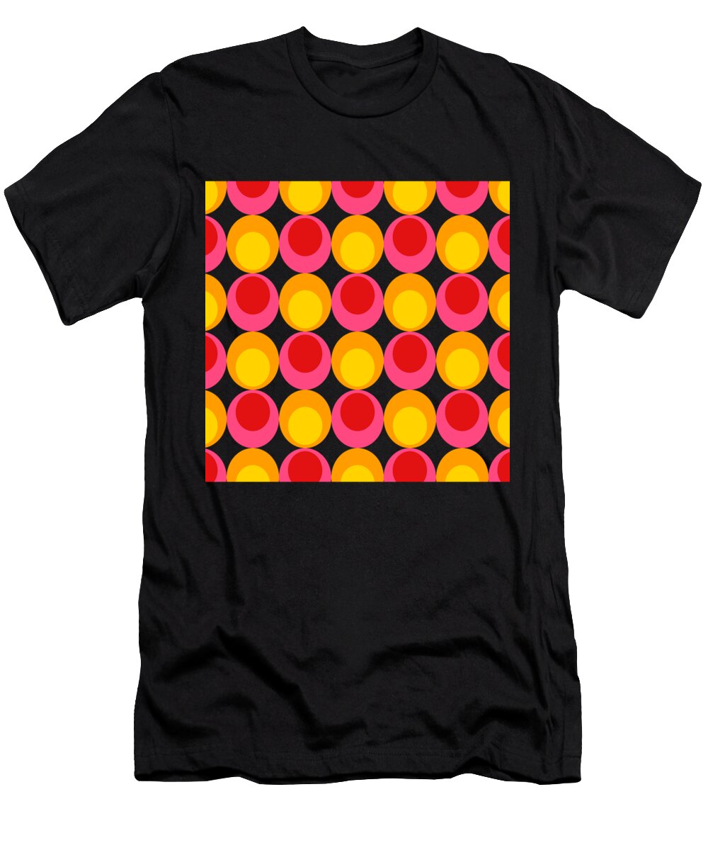 60s Retro Mod Oval Pattern Nobodys Hero T-Shirt