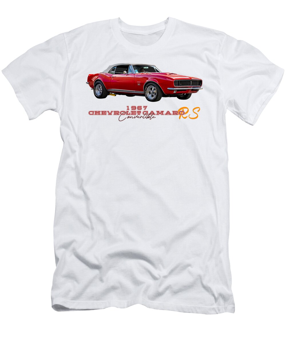 6755 Orange Red Gestalt Imagery T-Shirt