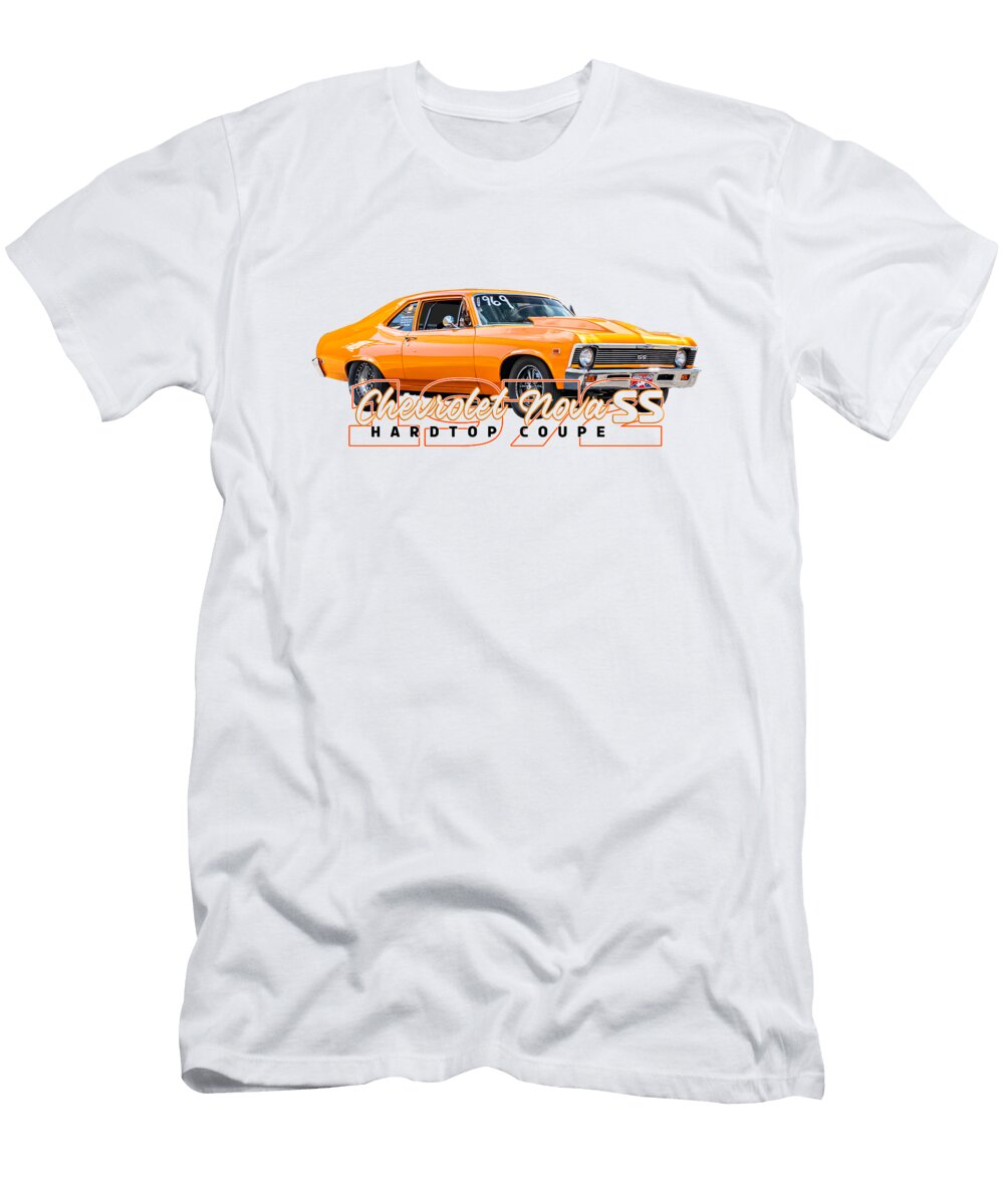 6858 Orange Gestalt Imagery T-Shirt