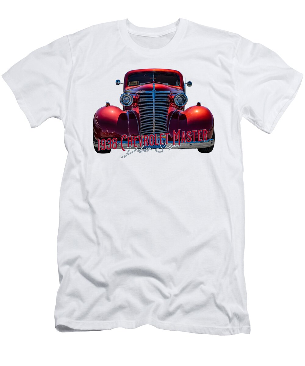 6940 Red Chevr Gestalt Imagery T-Shirt