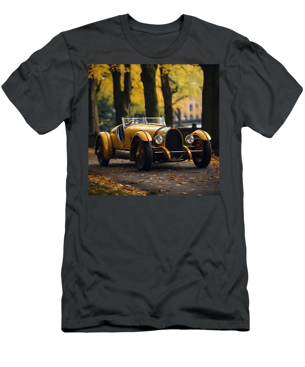 7 1927 Bugatti Type 40 Grand Sport Roadster By Asar Studios Celestial Images T-Shirt