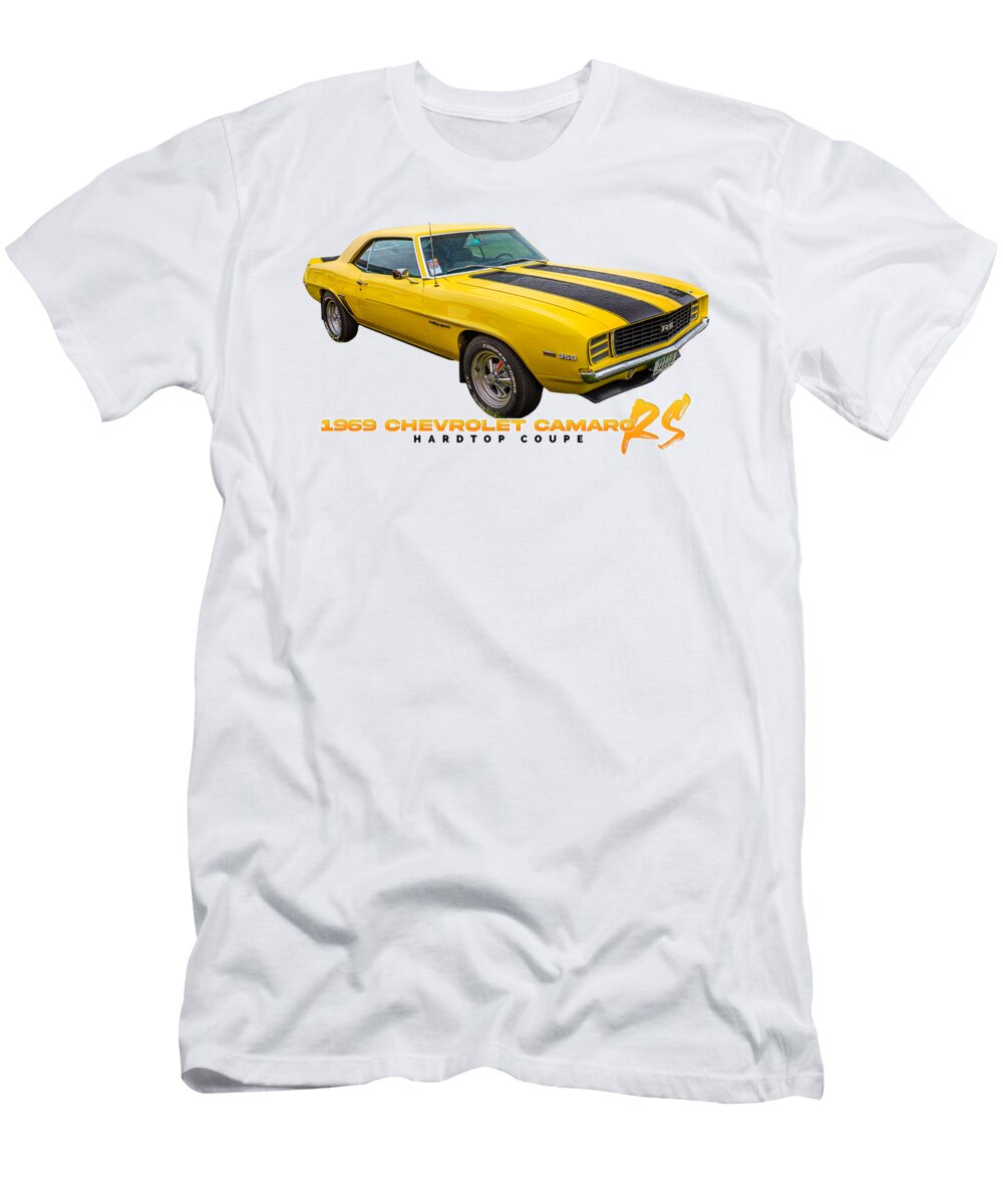 7 1969 Chevrolet Camaro Rs Hardtop Coupe Gestalt Imagery T-Shirt
