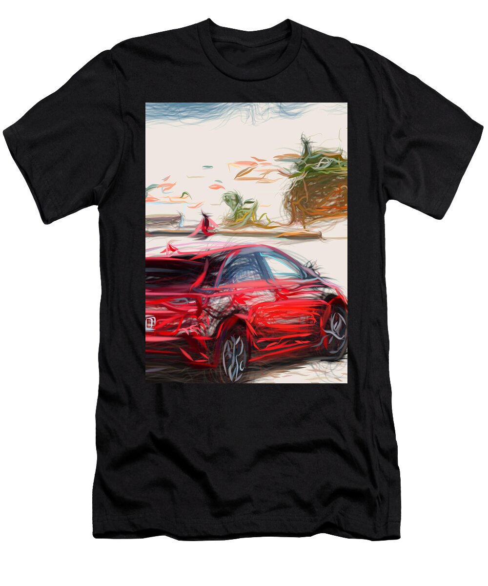 7 Kia Ceed Hatchback 0 Drawing Carstoon Concept T-Shirt