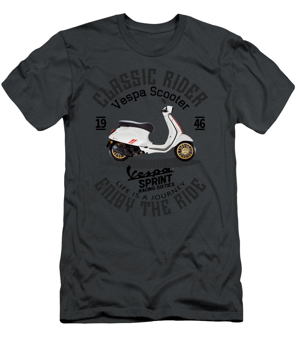 7 Vespa Sprint Ramkumar Gr T-Shirt
