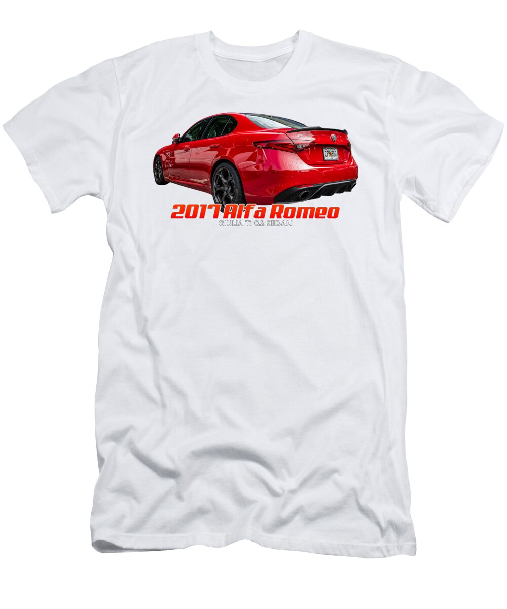 7185 Red Q2 Gestalt Imagery T-Shirt