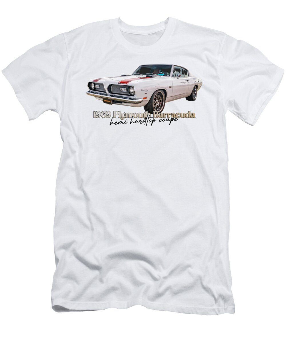 7729 White Gestalt Imagery T-Shirt