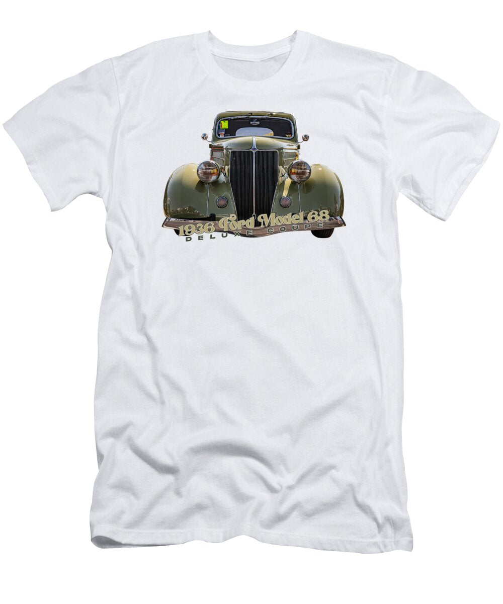 8 1936 Ford Model 68 Deluxe Coupe Gestalt Imagery T-Shirt