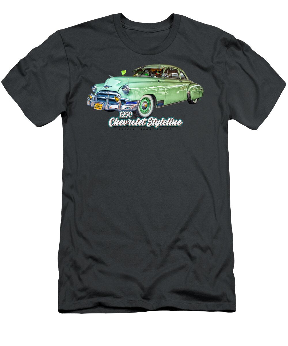 8 1950 Chevrolet Styleline Special Sport Coupe Gestalt Imagery T-Shirt
