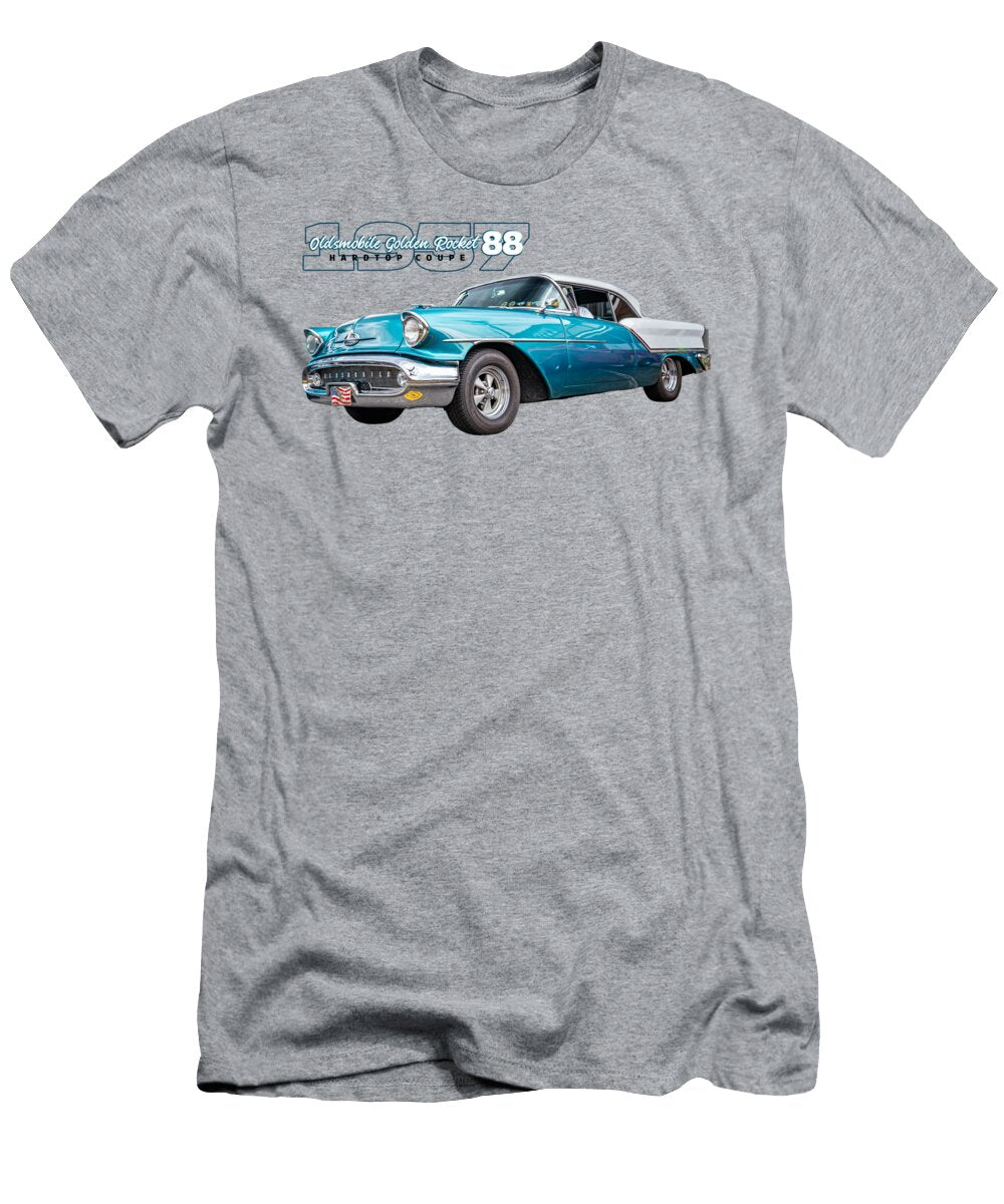8 1957 Oldsmobile Golden Rocket 88 Hardtop Coupe Gestalt Imagery T-Shirt