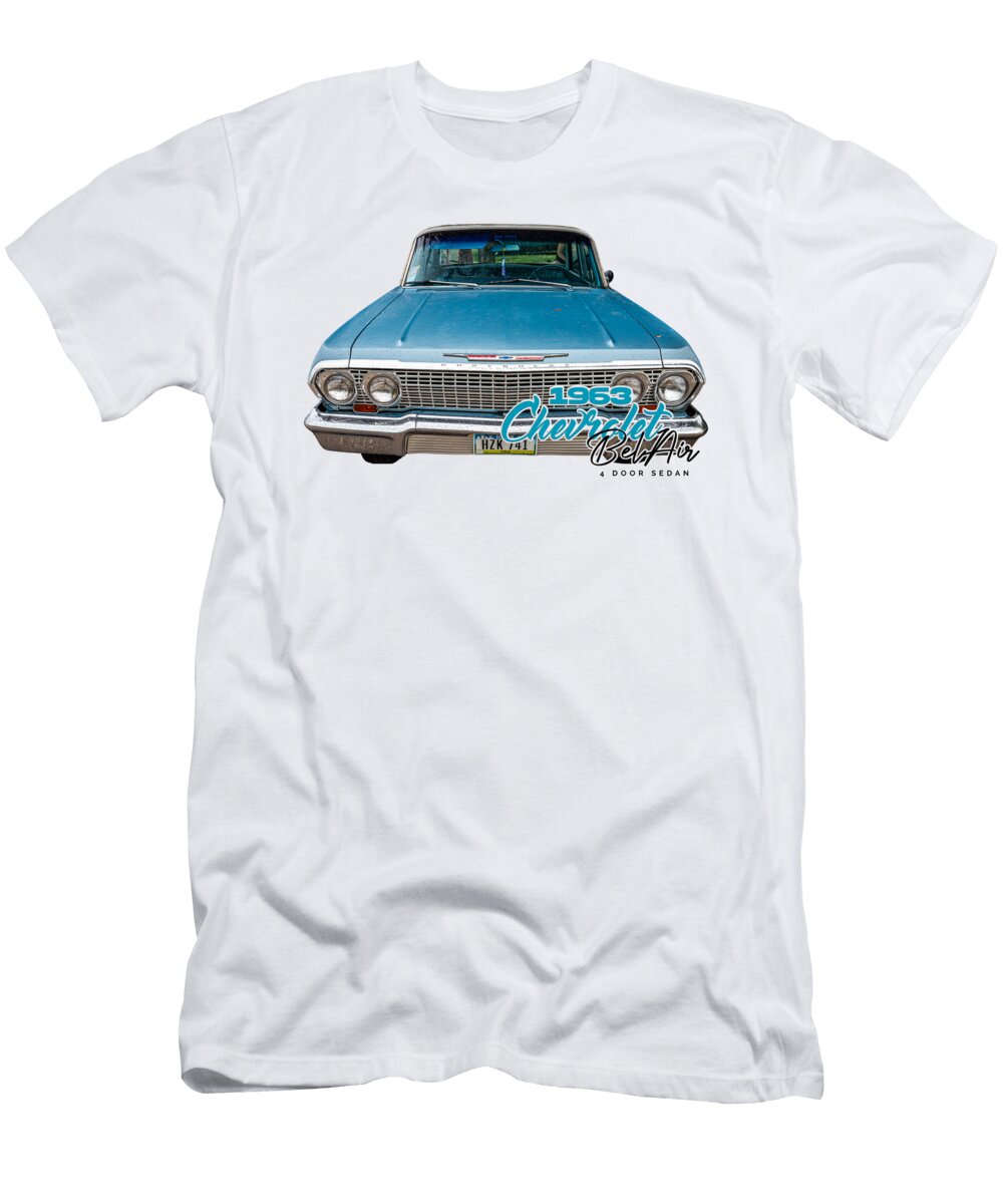 8 1963 Chevrolet Belair 4 Door Sedan Gestalt Imagery T-Shirt