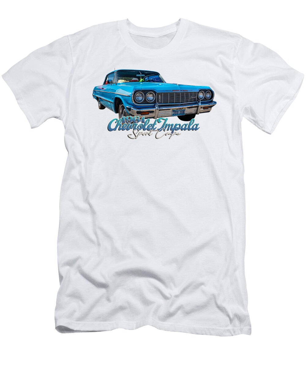 8 1964 Chevrolet Impala Hardtop Coupe Gestalt Imagery T-Shirt