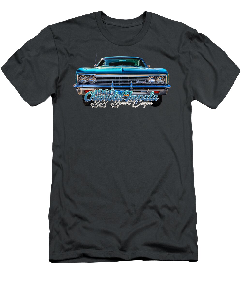 8 1966 Chevrolet Impala Ss Sport Coupe Gestalt Imagery T-Shirt