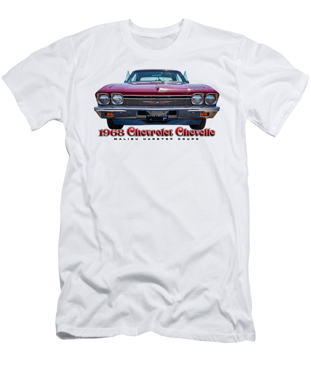 8 1968 Chevrolet Chevelle Malibu Hardtop Coupe Gestalt Imagery T-Shirt
