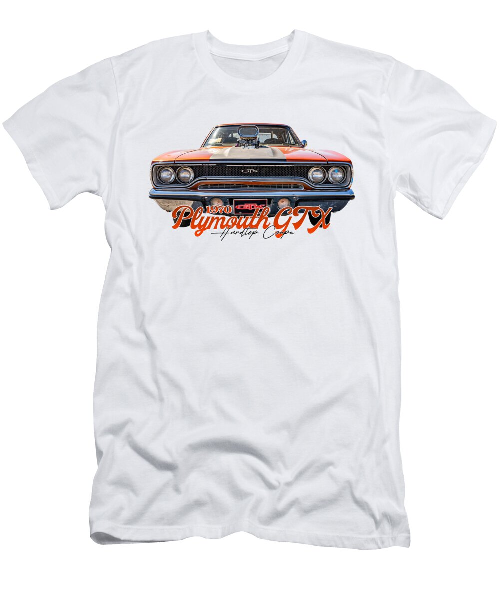 8 1970 Plymouth Gtx Hardtop Coupe Gestalt Imagery T-Shirt