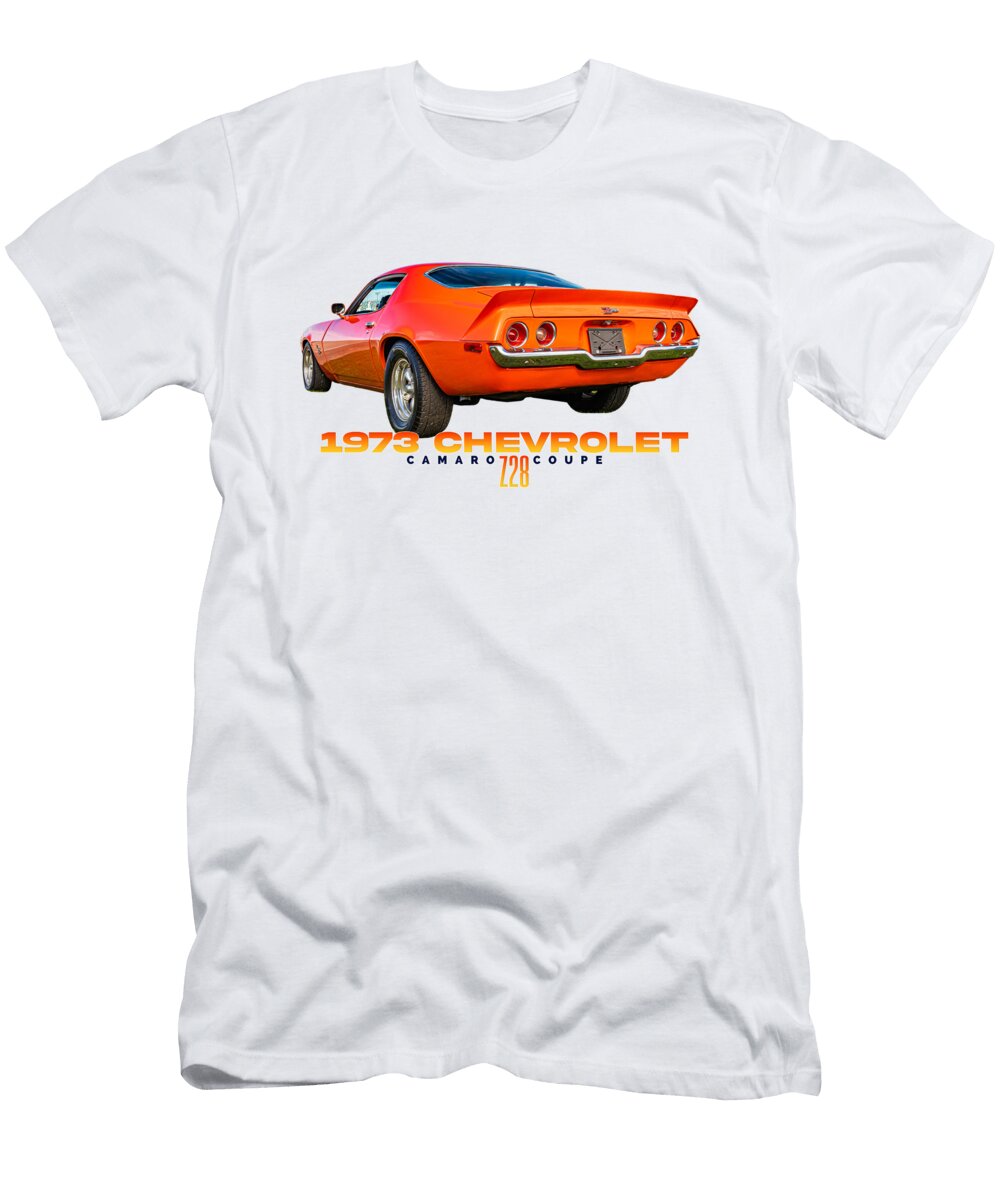 8 1973 Chevrolet Camaro Z28 Coupe Gestalt Imagery T-Shirt