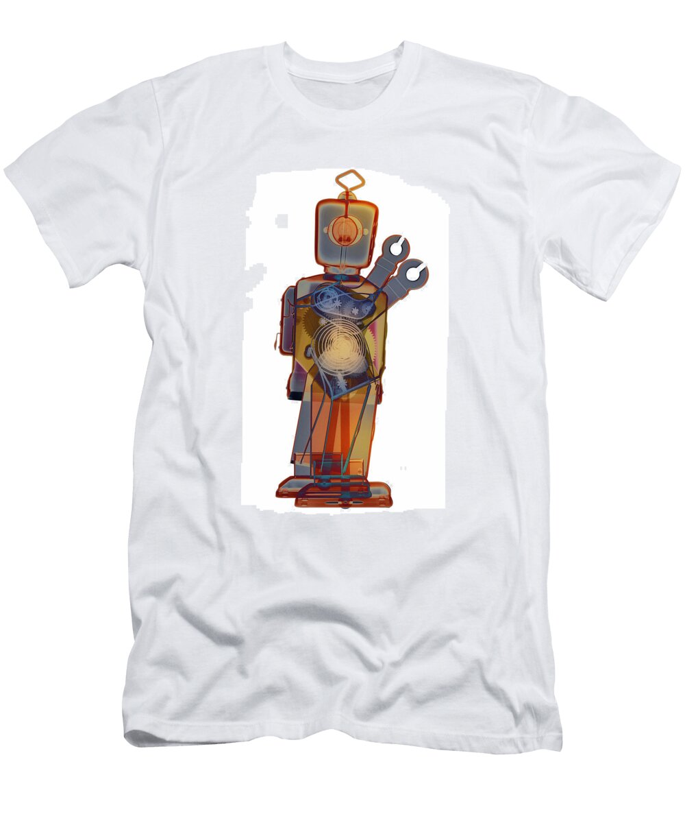 8 D4x X Ray Robot Art Photograph Roy Livingston T-Shirt