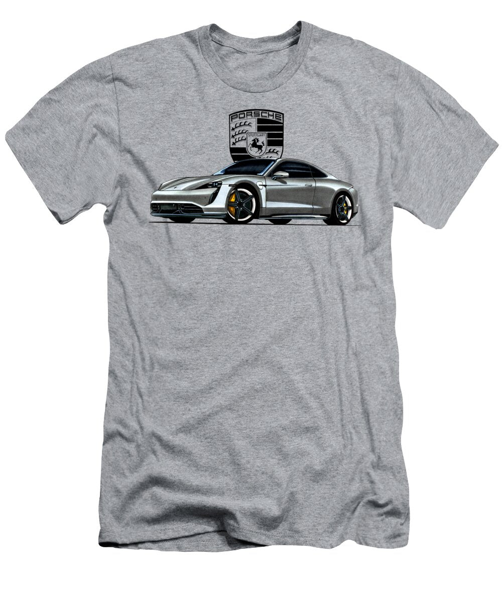 8 Exclusive Germany Luxury Electric Vehicle Porsche Taycan Coupe Vladyslav Shapovalenko T-Shirt