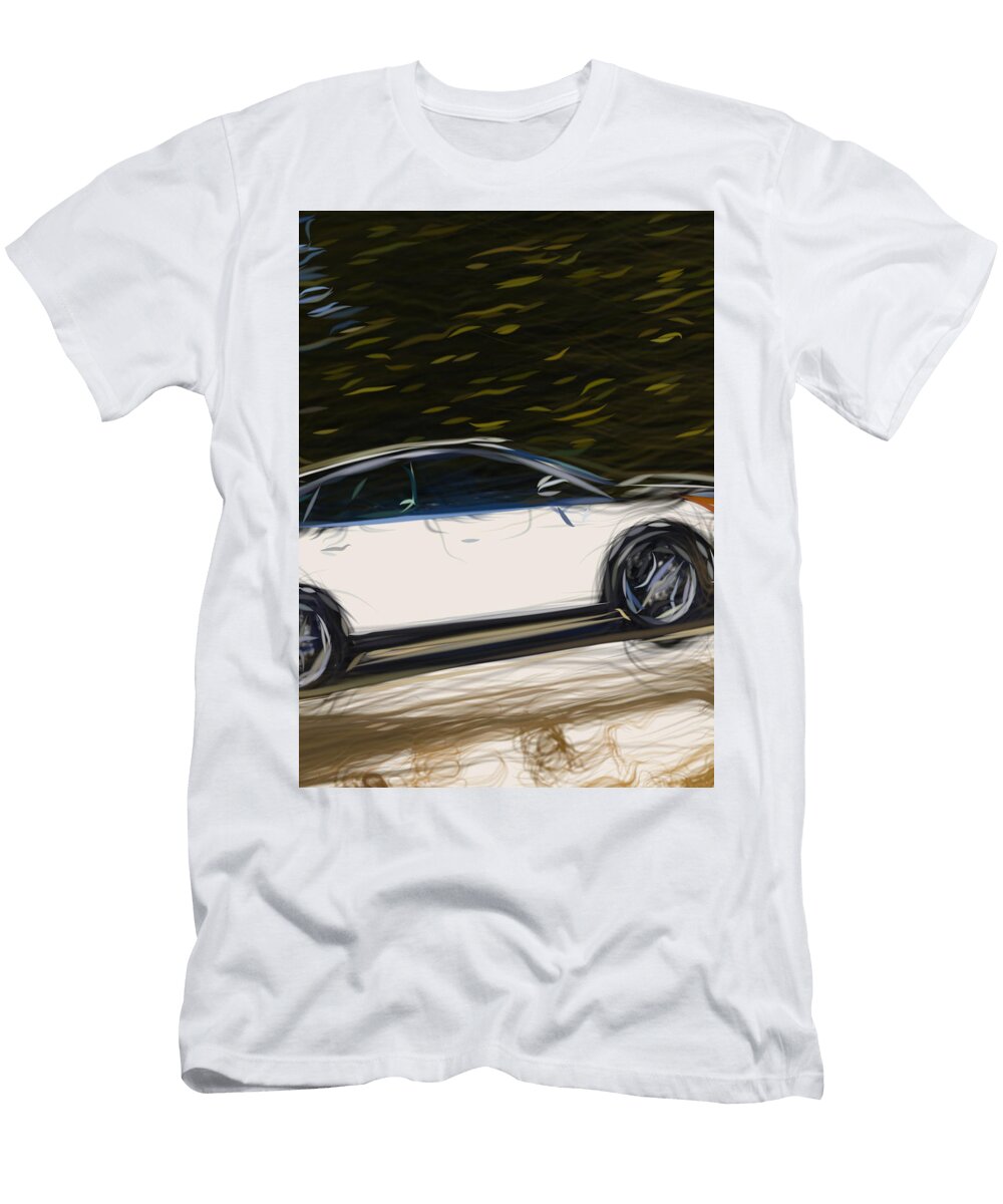 8 Ford Focus Hatchback Drawing Carstoon Concept T-Shirt