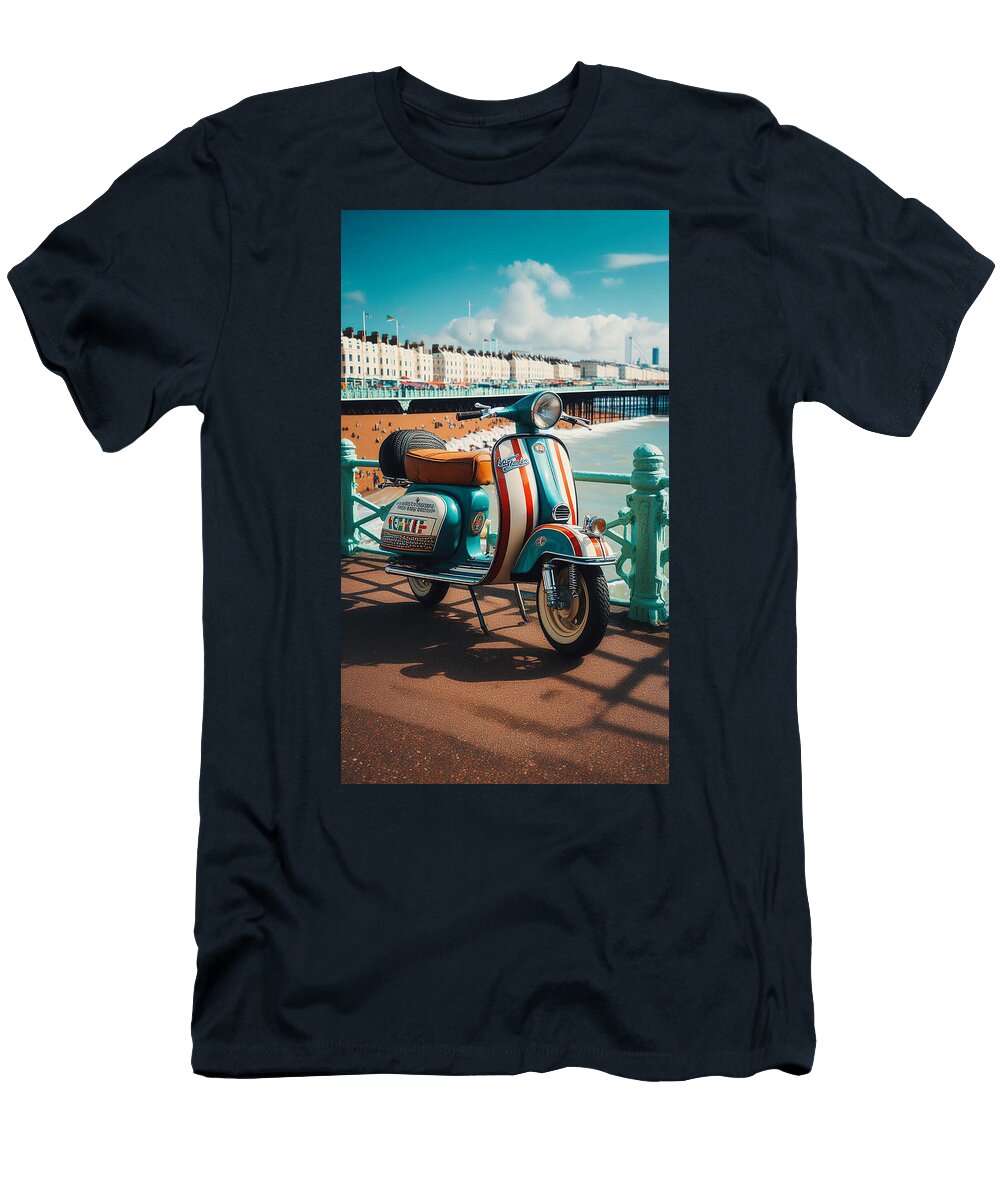 8 Lambretta Scooter Stephen Smith Galleries T-Shirt