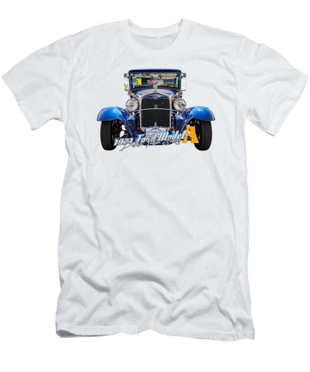 9 1931 Ford Model a Deluxe Tudor Sedan Gestalt Imagery T-Shirt