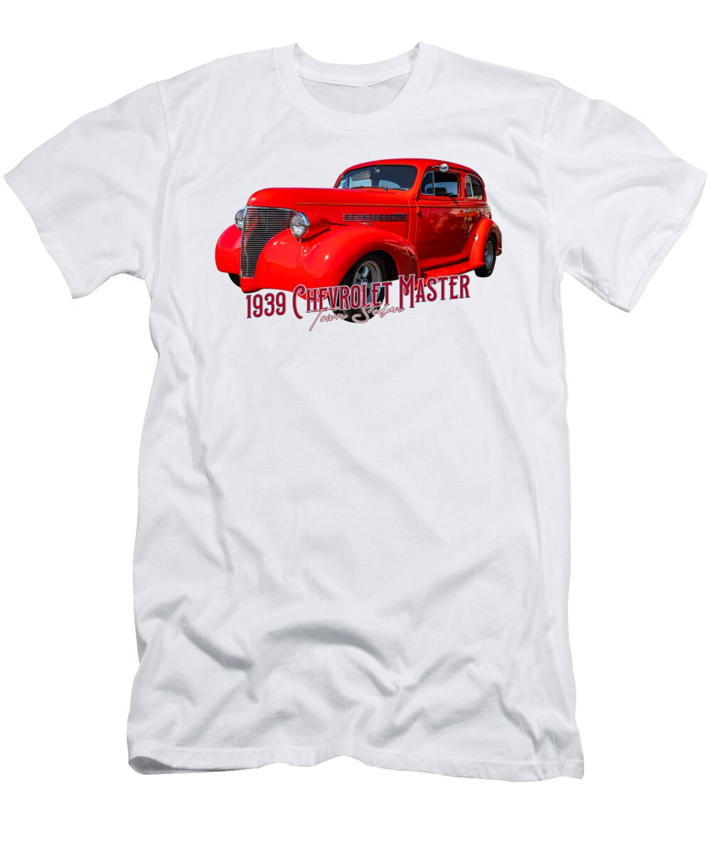 9 1939 Chevrolet Master Deluxe Town Sedan Gestalt Imagery T-Shirt