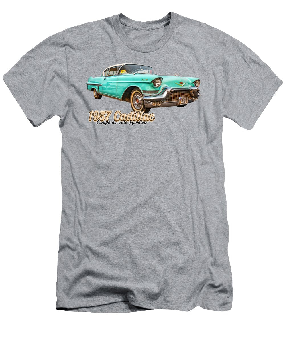 9 1957 Cadillac Coupe De Ville Hardtop Gestalt Imagery T-Shirt
