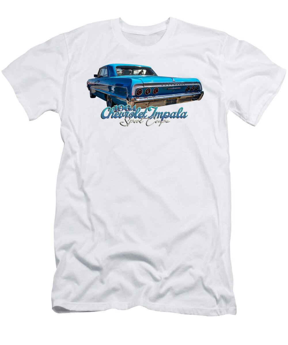9 1964 Chevrolet Impala Hardtop Coupe Gestalt Imagery T-Shirt