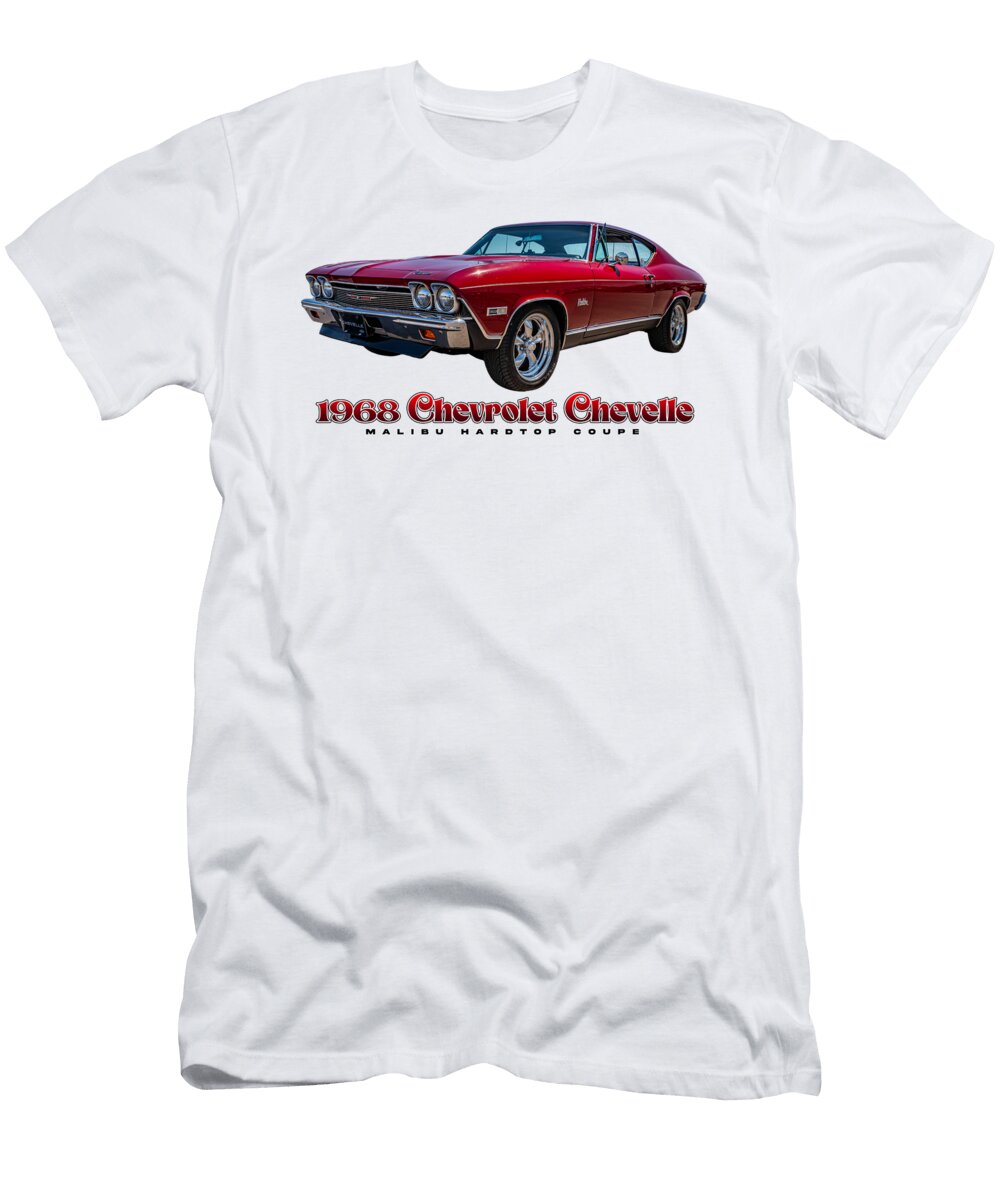 9 1968 Chevrolet Chevelle Malibu Hardtop Coupe Gestalt Imagery T-Shirt