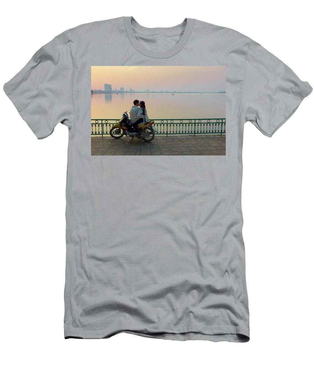A Couple on a Motorbike By West Lake Xpacifica T-Shirt