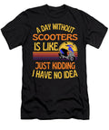 A Day Without Scooters Funny Scooters Faiz Nawaz T-Shirt